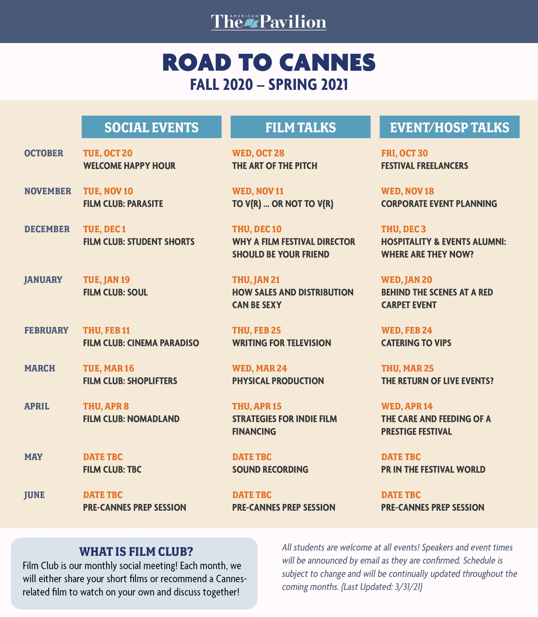 Road to Cannes The American Pavilion